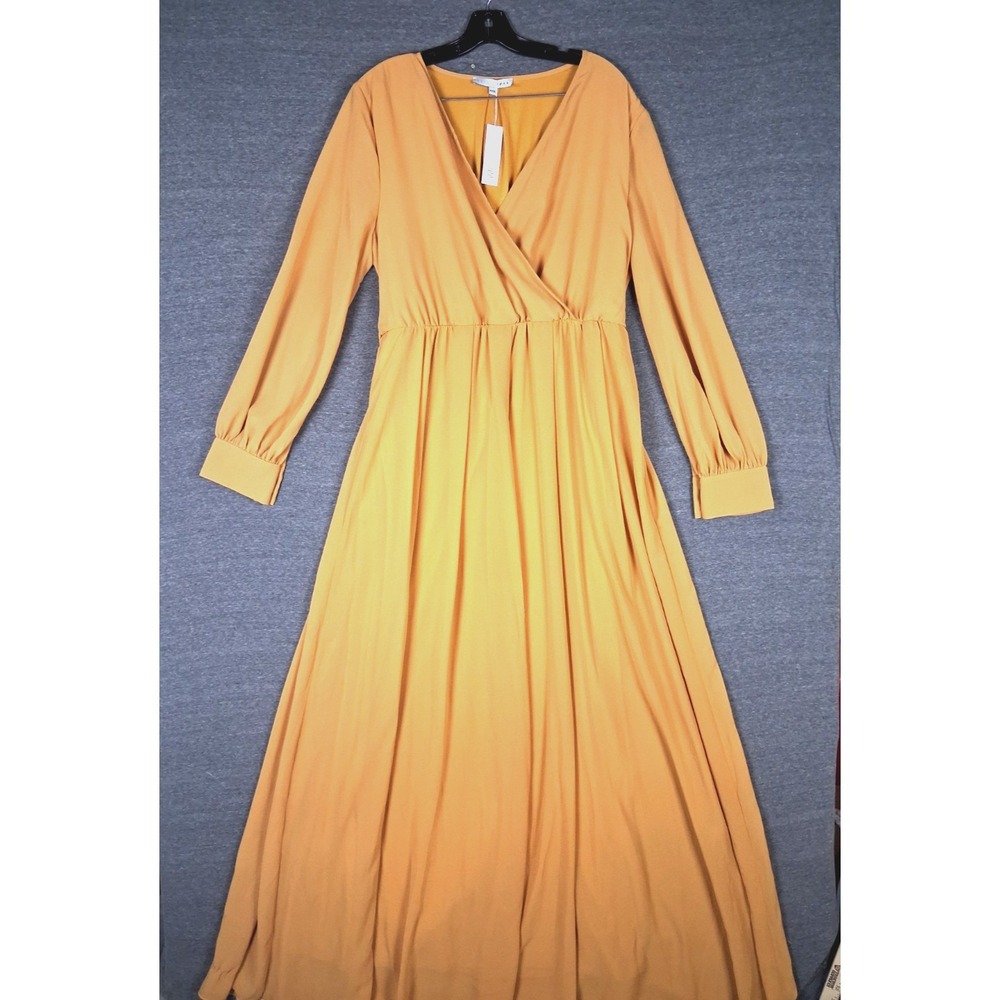 NEW Baltic Born Women Dress 3XL Lydia Yellow Orange Boho Maxi Bridesmaid Wedding